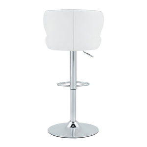 Adjustable Swivel Bar Chair With Ergonomic High Back Design