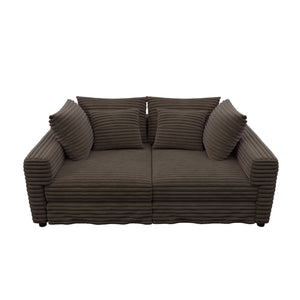 4 Seat Sofa, Deep Seat Couches With Soft Pillows