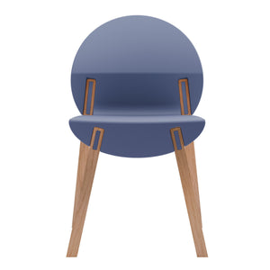 4 Piece Set Of Single Chairs With A Design Combining Modern And Traditional Elements