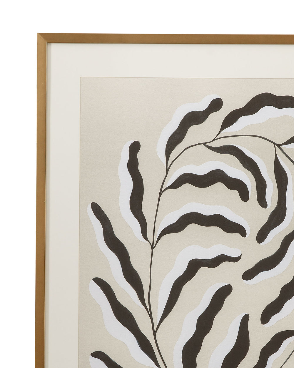 Emerging Weeds Framed Print (Set of 2) - Gray