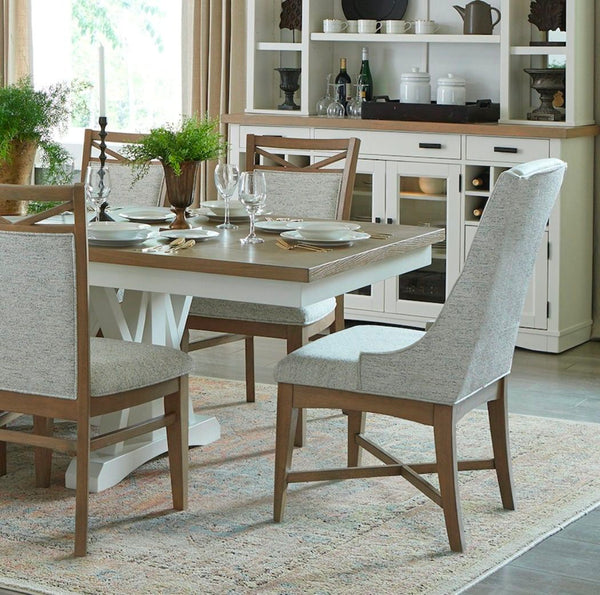 Americana Modern Dining - Host Dining Chair (Set of 2) - Cotton White