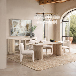 Vander - Oak Wood 84" Dining Table