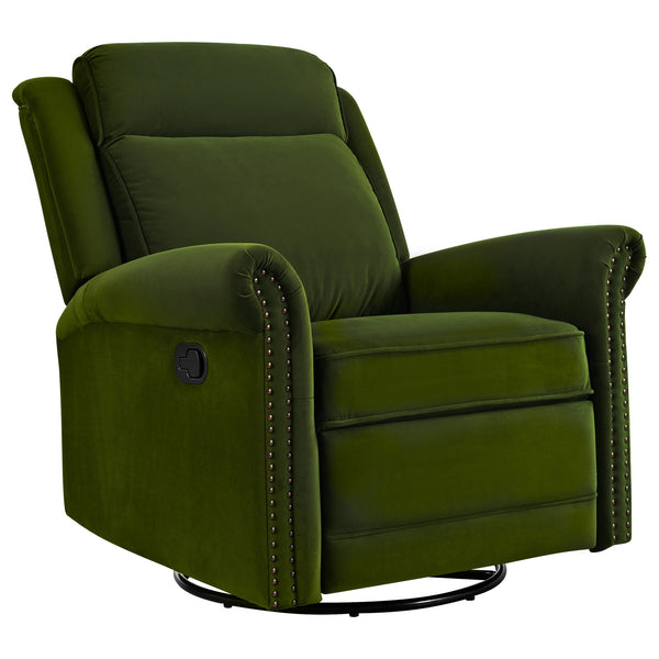360 Degrees Swivel Recliner Manual Rocking Recliner Home With Adjustable Backrest
