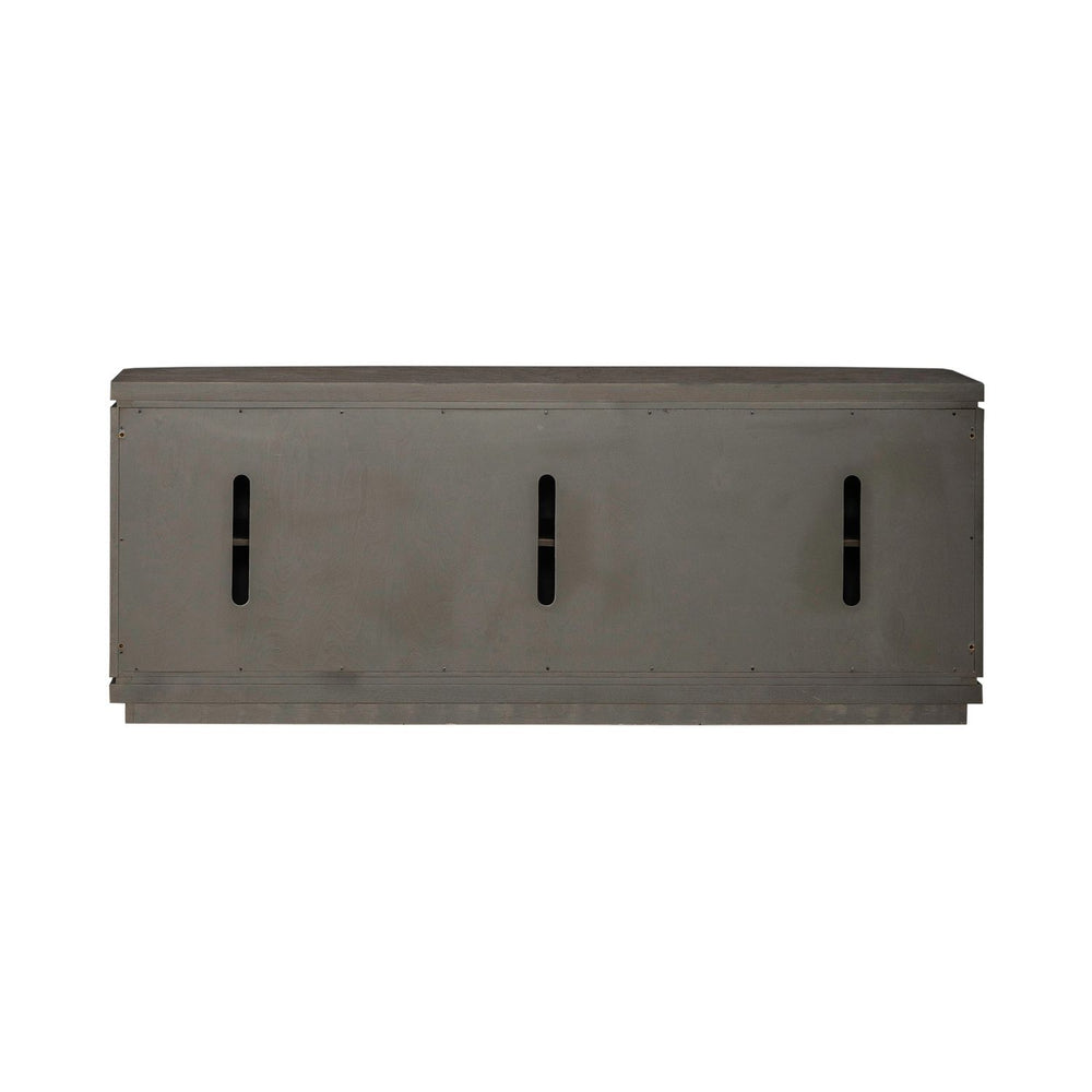 Cascade Falls - 82" TV Console - Satin Espresso