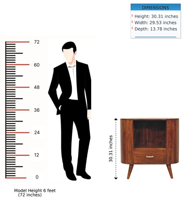 Cortez - T Bar Open Slot Cabinet - Dark Brown