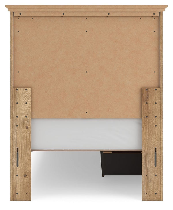 Makidern - Panel Storage Bed