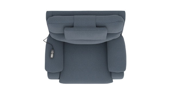 Dreamtime - 48" Power Headrest Power Lay Flat Recliner With CR3 Heat/Massage/Zero Gravity