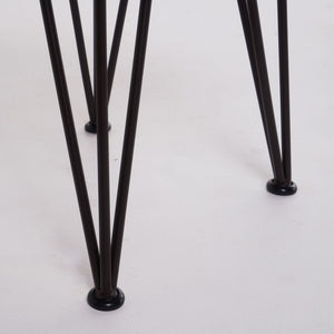 Zion - Outdoor Industrial Iron And Coffee Table - Teak