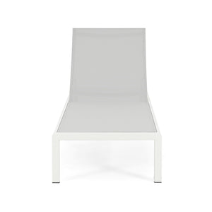 Outdoor Patio Chaise Lounge With 5 Reclining Positions