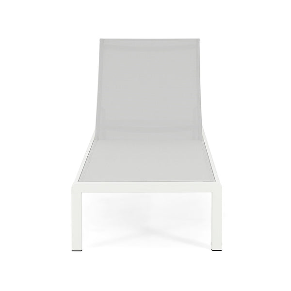 Outdoor Patio Chaise Lounge With 5 Reclining Positions