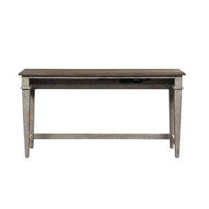 Heartland - Console Bar Table - Antique White / Tobacco Tops