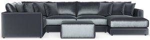 Remington - Modular Sofa And Cocktail Ottoman - Slate