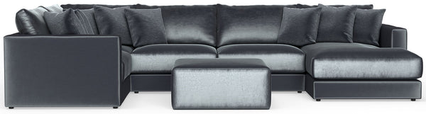 Remington - Modular Sofa And Cocktail Ottoman - Slate