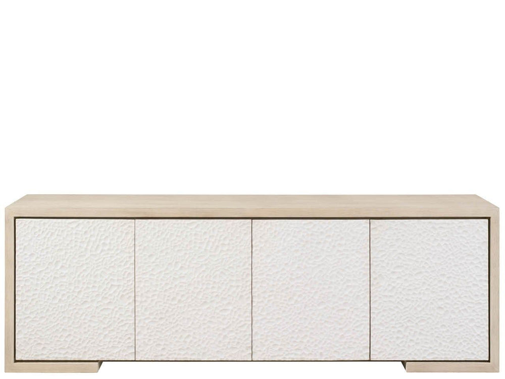 Modern / Mist & Veil - Aurora Credenza - White / Light Brown