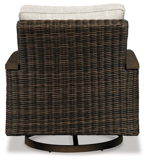 Paradise Trail - Swivel Lounge Chair (Set of 2) - Medium Brown