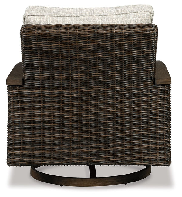 Paradise Trail - Swivel Lounge Chair (Set of 2) - Medium Brown