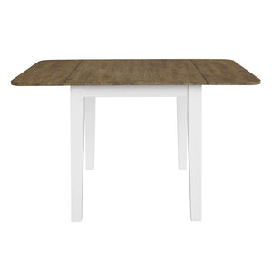 Landale - Drop Leaf Table - Chestnut & White