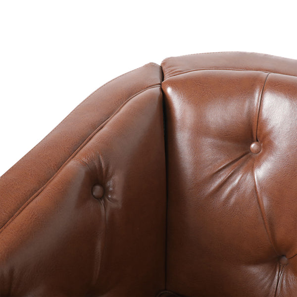 Sophisticated Loveseat With Diamond Stitched Detailing