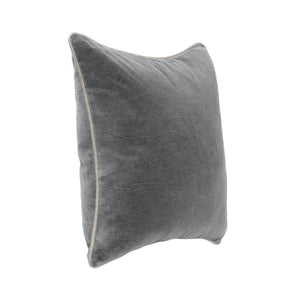 Heirloom Velvet - SLD Pillow - Stone Gray