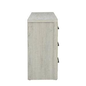 Modern Play - 6 Drawer Dresser - Natural White