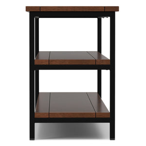 Skyler - TV Media Stand - Dark Cognac Brown