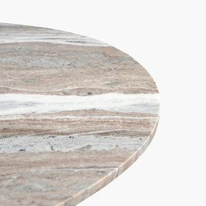 Kaleidoscope - Pedestal Table - Aged Whiskey