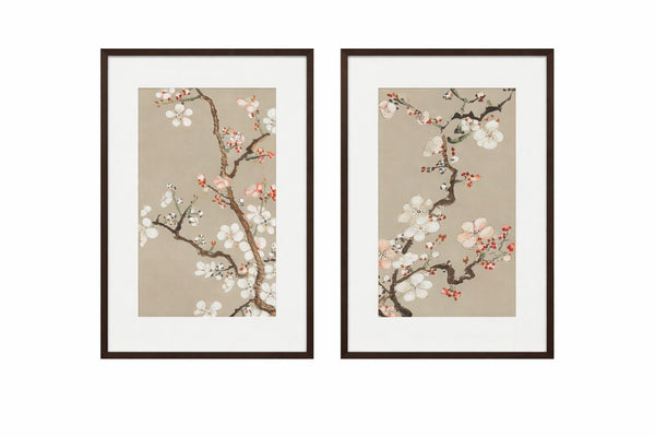 Pear Tree Framed Print (Set of 2) - Cream