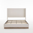 Hosford - Minimalist Upholstered Wingback Bed