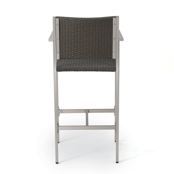 Outdoor Rust Proof Aluminum Barstools (Set of 2)