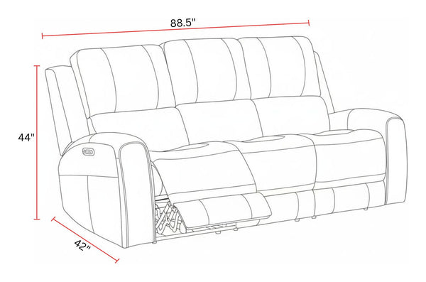 Belmont - Power Zero Gravity Sofa P3