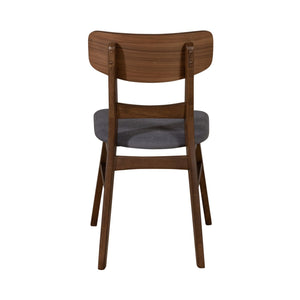 Space Savers - Panel Back Side Chair - Walnut