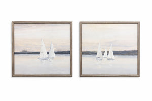 Twilight - Framed Print (Set of 2) - Beige