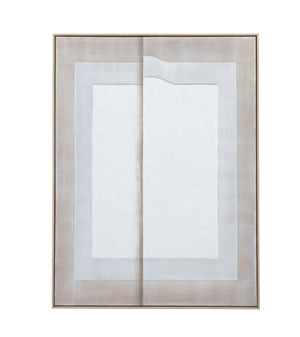 Fold II Canvas Art - Natural