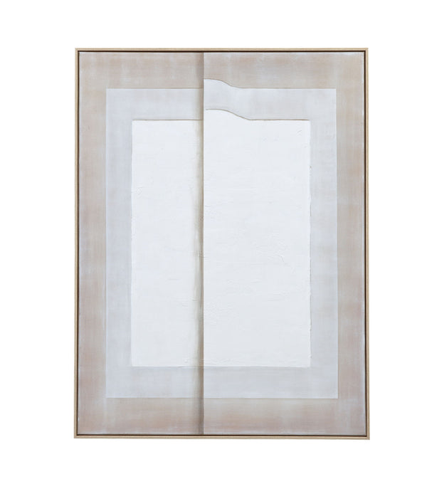 Fold II Canvas Art - Natural