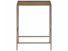Montclair - Metal Side Table - Light Brown