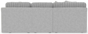 Logan - Upholstered Sectional With Comfort Coil Seating And Accent Pillows Included