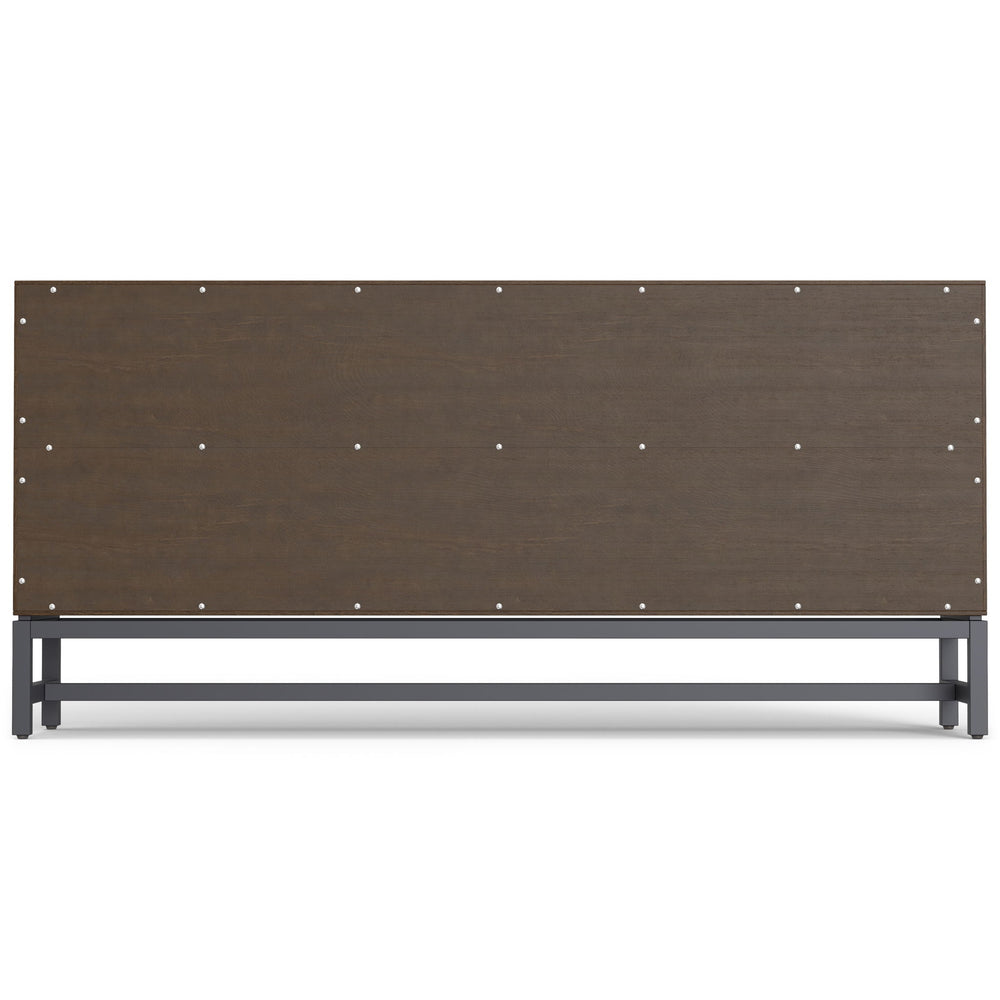Banting - Low Wide Bookcase - Walnut Brown