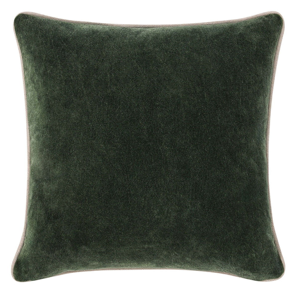 Heirloom Velvet - SLD Pillow - Forest Green