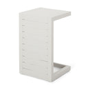 Aluminum Outdoor C - Shaped Side Table For Patio