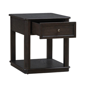 Wallace - End Table - Aged Oak