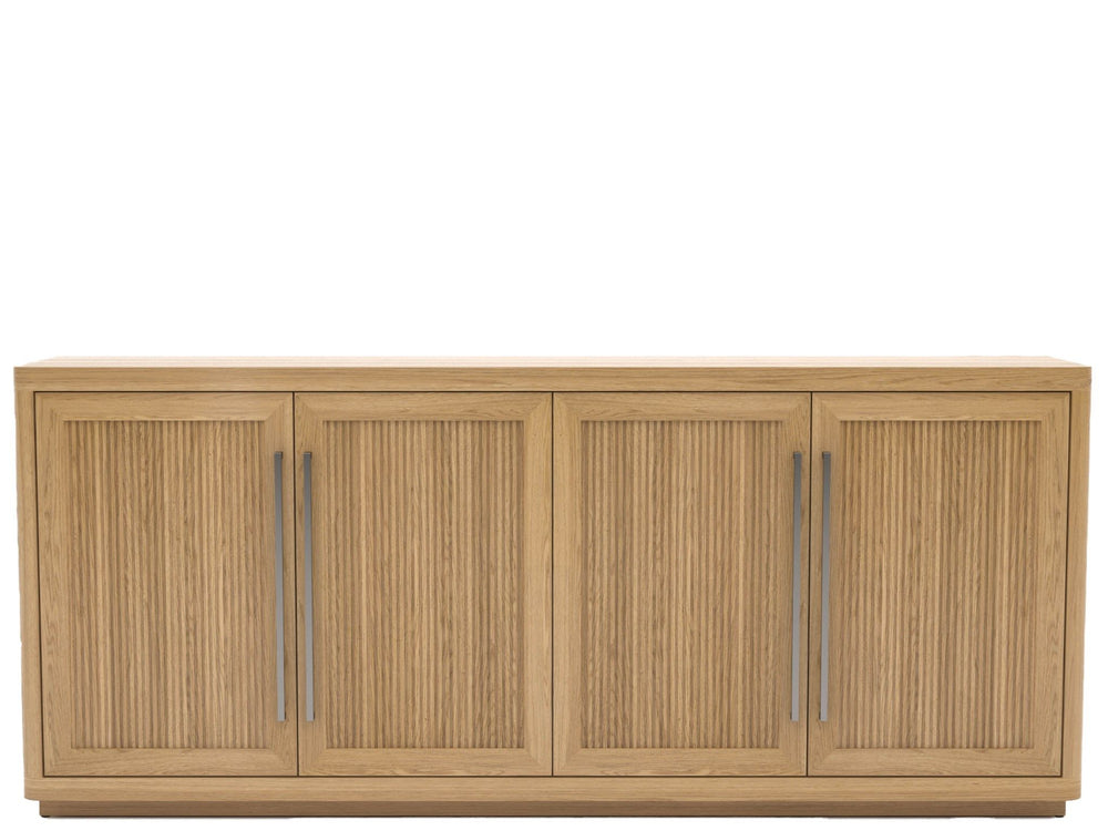Modern - Media Credenza - Light Brown