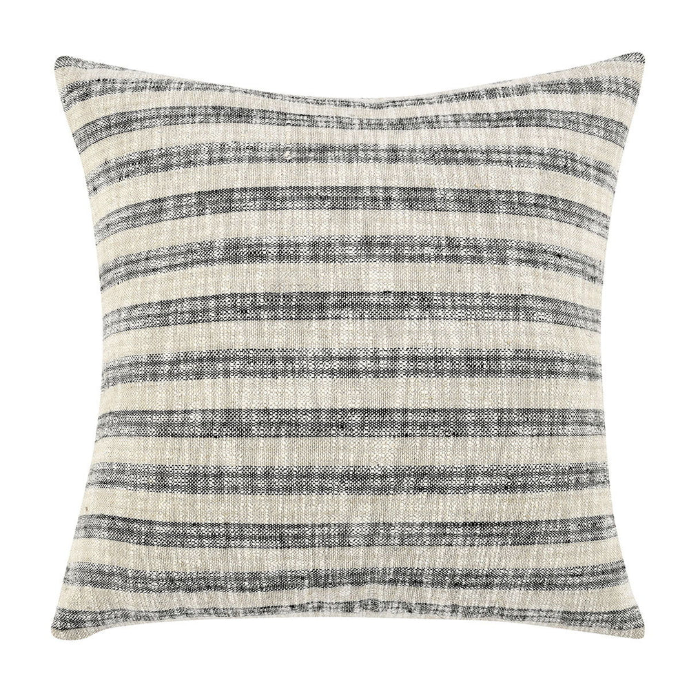 Linna - 24" x 24" Pillow - Natural / Black