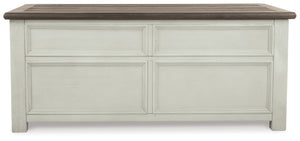 Bolanburg - Lift Top Cocktail Table - White / Brown / Beige