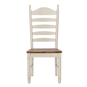 Springfield - Ladder Back Side Chair - Honey & Cream