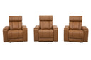 Phoenix - Zero Gravity Power 3 Seat Home Theater Seating With Immersive Audio P3