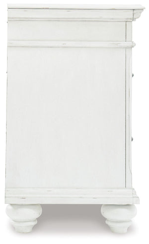 Kanwyn - Three Drawer Night Stand - Whitewash