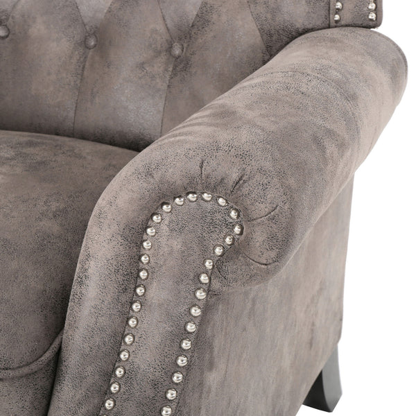 Modern Manual Push Back Recliner Chair