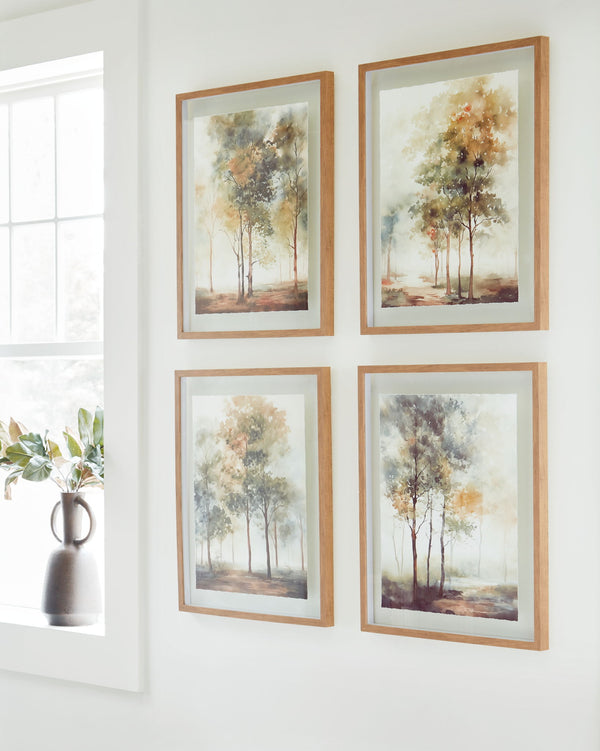 Bryneford - Wall Art Set (Set of 4) - Multi