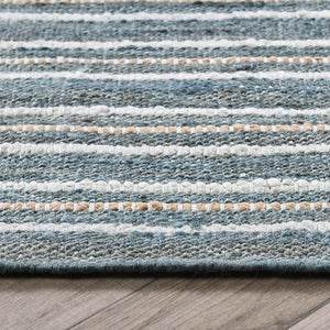Del Mar - 2.6' x 8' Rug - Aqua Blue / Multi