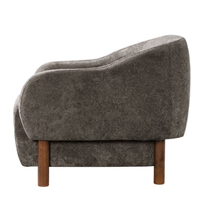 Modern Accent Chair With Recessed Arms And Tight Back